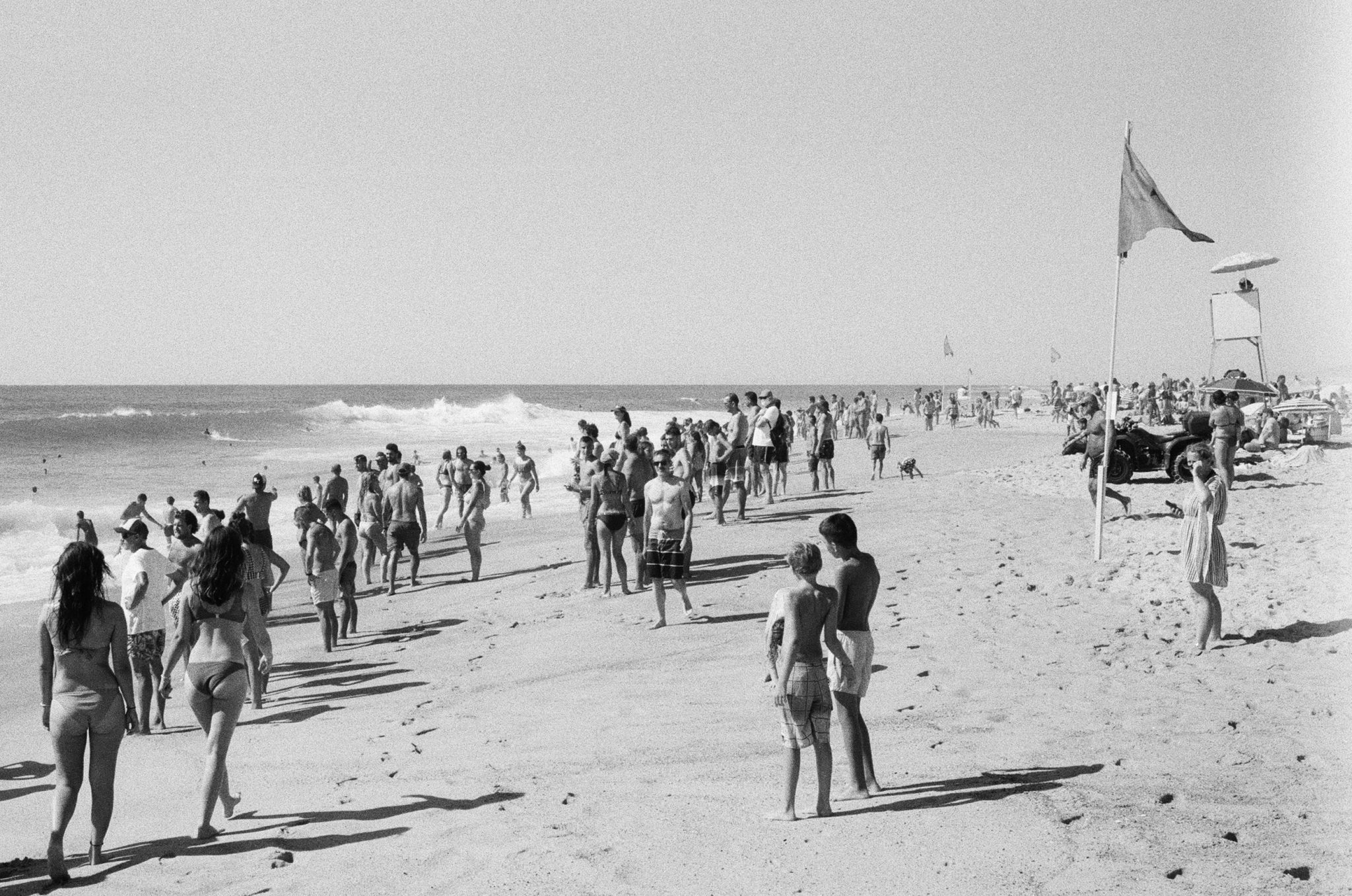 Nicolas Dumoulin Photo - Hossegor plage noir et blanc